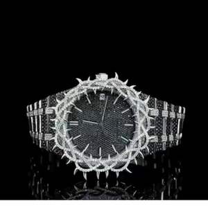 Brand New High Quality Customized Iced Out Lab Grown Diamond <b>Watch</b> Stainless Steel 20mm Band Business Luxury for <b>Men</b> - Product Image 5