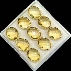 ซิทรินธรรมชาติ 11x9 มม. รูปไข่ทรงบริโอเลต ไม่ผ่านการปรับแต่ง ราคาขายส่ง - Product Image 2