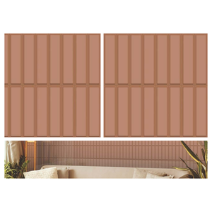 Carreaux muraux en porcelaine émaillée sculptée de qualité supérieure 300x300, texture luxueuse, décoration en céramique pour la conception intérieure des bureaux commerciaux et des halls d'accueil - Product Image 1