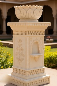 Handcrafted Traditional Tulsi Vrindavan Stand For Hindu Home Luxury Wooden Tulsi Pot Stand Wholesale Manufacturer & Exporter USA - Product Image 2