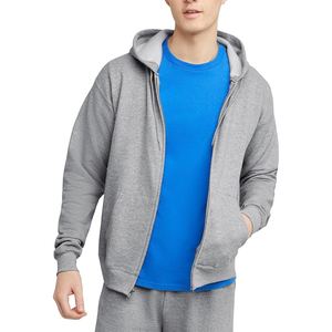 Sweat à capuche zippé élégant pour homme, veste chaude en coton, sweat-shirt confortable, vêtement d'extérieur tendance - Product Image 1
