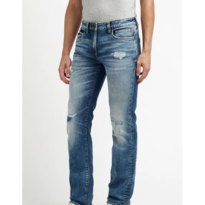 Pantalones Cargo de Diseño Urbano con Múltiples Bolsillos, Ajustados, de Gran Estilo, al por Mayor, Elegantes para Hombre, de Cintura Alta, Vaqueros Lavados - Product Image 6