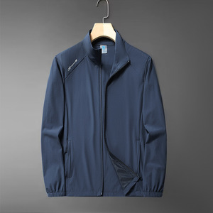 UPF50+ Waterproof Windproof Eco-Friendly Men's <b>Winter</b> <b>Quilted</b> Jacket Canvas & Nylon Fabric Stand Collar Zipper Closure - Product Image 4
