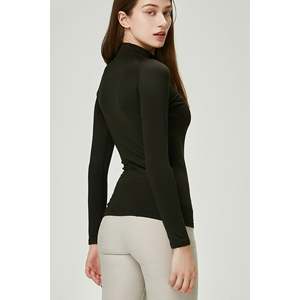 Camiseta de equitación de manga larga con cremallera para mujer, nueva colección de verano 2026, de malla completa premium, capa base para espectáculos ecuestres - Product Image 5