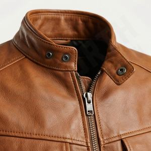 Veste de moto en cuir véritable pour homme de qualité supérieure, nouvelle arrivée, vestes de moto d'hiver, protections amovibles, personnalisables - Product Image 4