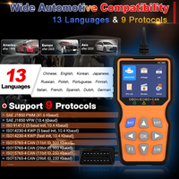 Analizador de Fallas OBDII/EOBD, Escáner de Automóviles HC368, Detector de Motor OBD2, Lector de Códigos, Herramientas de Diagnóstico Automotriz