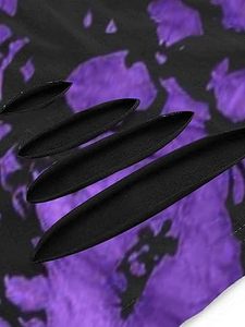 Camiseta de Moda Tie Dye para Mujer, 100% Algodón, Cuello Redondo, Ropa de Yoga, Estilo Urbano, Tallas Grandes, Top Corto - Product Image 3