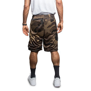 Shorts de basketball bleus pour hommes, unis, écologiques, séchage rapide, respirants, pour entraînement sportif, gym, course à pied, taille élastique, athlétiques, personnalisables - Product Image 3