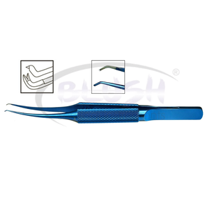 Colibri Toothed Corneal Forceps 0.1mm Titanium Ophthalmic Microsurgical Corneal Grasping Instrument By <b>Blush</b> Surgical - Product Image 1