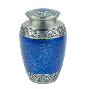 Urnas de cremación de latón clásicas y de alta calidad con diseño de corte de diamante, acabado en color dorado y negro para cenizas humanas - Product Image 3