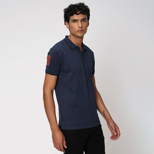 Chemises polo décontractées en polyester pour hommes, nouvelle collection, sublimation, séchage rapide, manches courtes, imprimé uni, vêtements tendance - Product Image 5