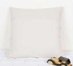 Housse de coussin bohème grise et blanche à imprimé Jaipuri, housse de coussin décorative ethnique indienne pour canapé, décoration de la maison - Product Image 3