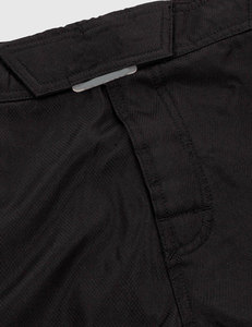 Men's <b>Black</b> <b>Board</b> Shorts Mid Waist Elastic Quick Dry With Pockets Casual Style Solid Color Woven Polyester Fabric - Product Image 3