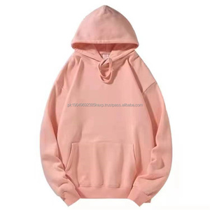 Otoño Invierno personalizado hombres sudaderas con capucha y sudaderas de gran tamaño liso 380 Gsm algodón en blanco sudaderas con capucha para hombre pulóver Unisex - Product Image 6