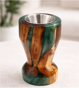 Luxury Handmade Resin Incense Holder Box High Quality Modern Stylish Natural Wood Green Eco-Friendly Ramadan <b>Eid</b> Festive Arabic - Product Image 5