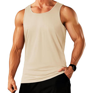 Vestes de sport pour hommes en coton imprimé avec logo personnalisé, 180 g/m², séchage rapide, style vintage, pour la musculation et la course à pied - Product Image 5