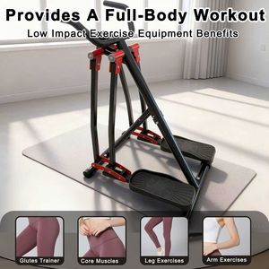 Foldable Air <b>Walking</b> Elliptical <b>Machine</b> Cardio Cross Trainer Glider for Full Body Low-Impact Exercise with LCD Display - Product Image 4