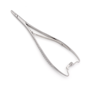 Porte-aiguille Lichtenberg à lame croisée dentelée 1,5 mm 17 cm en acier inoxydable, instrument chirurgical pour une suture précise - Product Image 1