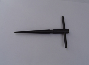 Tapered <b>Iron</b> Jewelry Reamer Tool 1/<b>8</b>"-1/2" for Finish T Shape Handle for DIY Jewelry Drilling-SUNTOOLS/STIPL - Product Image 4