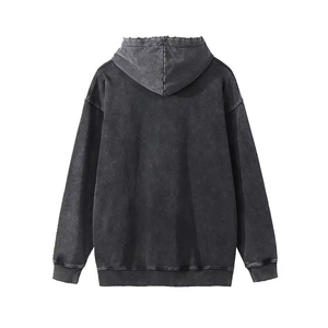 Sudadera con Capucha Estilo Acid Wash, Servicio OEM, Sudadera de Felpa de Algodón Grueso, Logotipo Personalizado, Marca Privada, Venta al Por Mayor, Fábrica de Exportación - Product Image 3
