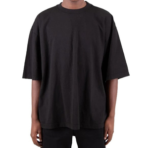 เสื้อยืดลายกราฟิกทรงบ็อกซี่สไตล์วินเทจสำหรับผู้ชาย ราคาส่งถูก เสื้อยืดผ้าฝ้ายผู้ชาย ผู้ผลิตเสื้อผ้าสตรีทแวร์ - Product Image 6