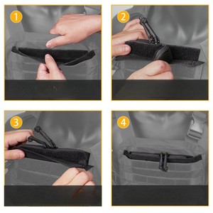 Bolsa Táctica Impermeable de Poliéster con Cierre y Solapa, con Bolsa de Almacenamiento Interna con Cierre, Hecha en Vietnam - Product Image 5