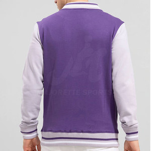 แจ็คเก็ต Letterman ดีไซน์ยอดเยี่ยมสำหรับสตรีทแวร์ บริการ OEM MOQ ต่ำ สำหรับชุดแฟชั่นทันสมัยทรงหลวมสำหรับผู้ชาย - Product Image 3