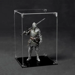 2025 nueva moda estilo moderno Mini figura juguete vitrinas apilables a prueba de polvo cajas de almacenamiento de acrílico para amantes de los juguetes - Product Image 5