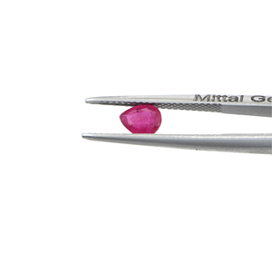 Rubis naturels de Bangkok, formes poire calibrées 6x7mm, pierres précieuses de rubis naturelles facettées en vrac pour la fabrication de bijoux, prêtes à l'emploi - Product Image 2