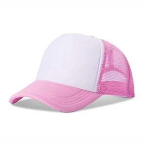 Gorras Trucker Personalizadas con Logotipo, Gorras Snapback de 5 Paneles de Perfil Alto, Gorra de Algodón con Malla de Espuma y Logotipo, Gorra Trucker Lisa sin Estampado - Product Image 2