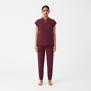 Tenue d'infirmière chirurgicale personnalisée pour femmes, uniforme médical d'hôpital, ensemble de blouses souples et respirantes en gros - Product Image 3