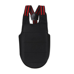 Équipement d'entraînement pour arts martiaux, protège-poitrine en cuir PU de qualité supérieure, protège-poitrine personnalisé pour Muay Thai, Karaté, Taekwondo - Product Image 1
