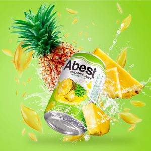Bebida de jugo de piña, bebida vietnamita con piña enlatada en latas de jugo de fruta de 330 ml, OEM, ODM, marca privada - Product Image 3