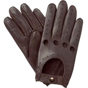 Mitaines de conduite thermiques en cuir respirant pour hommes, nouvelle collection printemps-été 2025, compatibles écran tactile, sans doublure, fabriquées au Pakistan pour les voyages hivernaux - Product Image 3