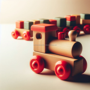 Growing Up Green El papel del tren de madera con juguetes de motor en infancias sostenibles - Product Image 3