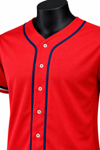 Cheap Price Polyester Blank <b>Pullover</b> Plus Size Softball Uniform Baseball Jersey for <b>Men</b> Breathable Baseball Jersey OEM Service - Product Image 5