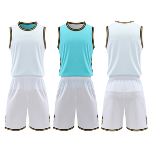 เสื้อบาสเก็ตบอลแบบกลับด้านได้สองด้าน ผ้าโพลีเอสเตอร์ 100% ระบายอากาศ แห้งเร็ว ขายส่งยอดนิยม ปรับแต่งได้ตามต้องการ - Product Image 2