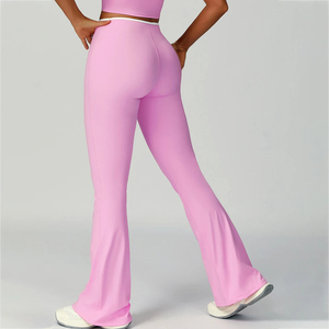 Pantalon large tendance pour femme, taille haute, coupe ample, élégant, en tissu doux, moderne, décontracté, confortable pour le quotidien - Product Image 5