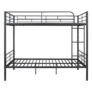 Letto a Castello in Metallo Nero Full Over Full - Product Image 5