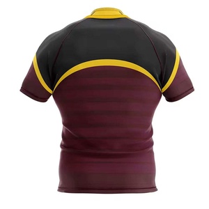 Uniforme de Rugby Personalizado de Alta Calidad, Nuevo Diseño de Camiseta de Rugby para Hombre y Mujer, Precio al por Mayor, Ropa de Rugby - Product Image 3