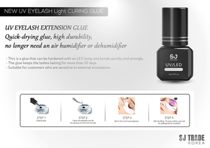 Pegamento profesional UV LED negro para extensiones de pestañas con efecto flash - Product Image 5