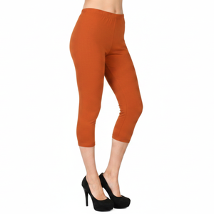 Women's <b>Legging</b> Color Full Length <b>Leggings</b> Cotton/Bamboo Fiber Knitted Quick Dry Breathable High Waisted Tight Running Stretchy - Product Image 4