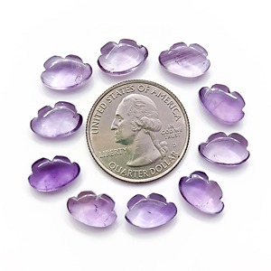 Amatista Púrpura Natural en Forma de Nube, Gema Tallada Lisa de 12mm, Cristales Briolette para Fabricación de Joyas, Precio al por Mayor, Venta a Granel - Product Image 6