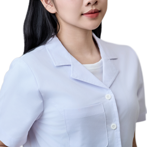 เสื้อกาวน์แพทย์และชุดพยาบาล FMF เวียดนาม – ชุดแพทย์ผ้าโพลีเอสเตอร์สวมใส่สบาย รุ่น 61001/62001 - Product Image 1