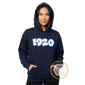 GREEK TREASURES Nueva Llegada Sudadera con Capucha Personalizada con Logotipo Zeta Phi Beta para Mujer, 100% Algodón, Transpirable, Holgada, para Invierno - Product Image 1