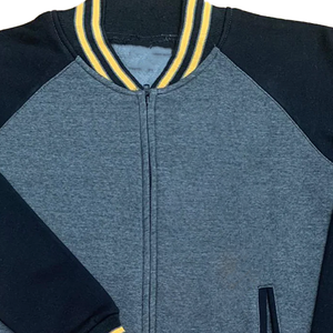 Veste en molleton gris foncé APA Varsity |    Blouson bomber universitaire |   Vêtements de streetwear urbain en chenille Ice Cold - Product Image 5