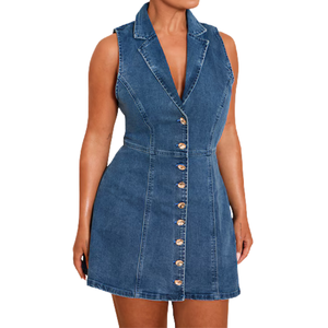 Vestidos de Mezclilla para Mujer, Tela al por Mayor, Cómodos, Personalizables, Muestra Gratis, Mejor Calidad - Product Image 2