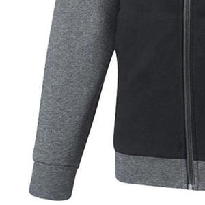 Men's Orange Solid 2 1 Loose Fit Full <b>Zip</b> Half-<b>zip</b> Casual Sportswear Set Winter Wear Breathable Polyester Fabric Customized - Product Image 5