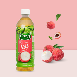 Etiqueta privada Lychee Fruit Tea Logotipo personalizado Bebida de jugo de fruta 24 piezas por cartón Botella de bebida personalizada - Product Image 1