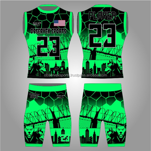 Uniformes de Fútbol Americano 7 contra 7, Diseño Transpirable de Alta Calidad para Entrenamiento en Equipo, Uniforme Juvenil para Juego de Flag Football - Product Image 1